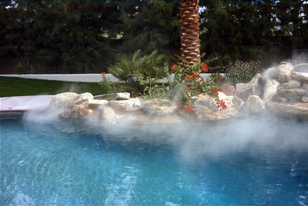 Pool fog effect